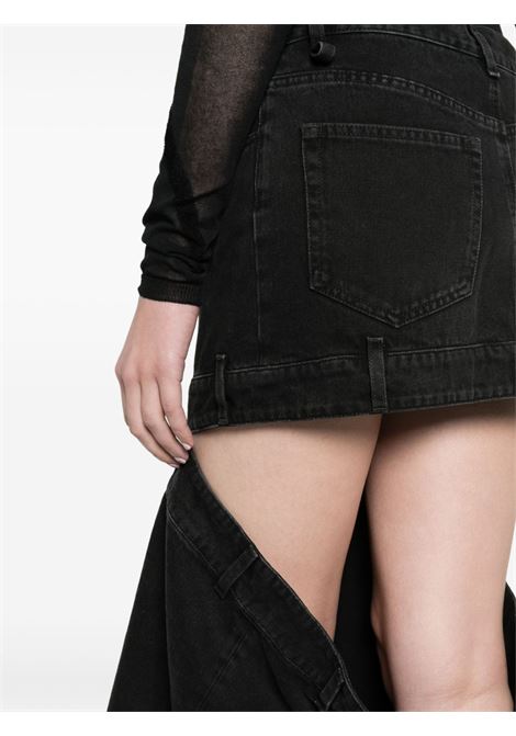 Black midi denim skirt - women THE ATTICO | 241WCS191D068100